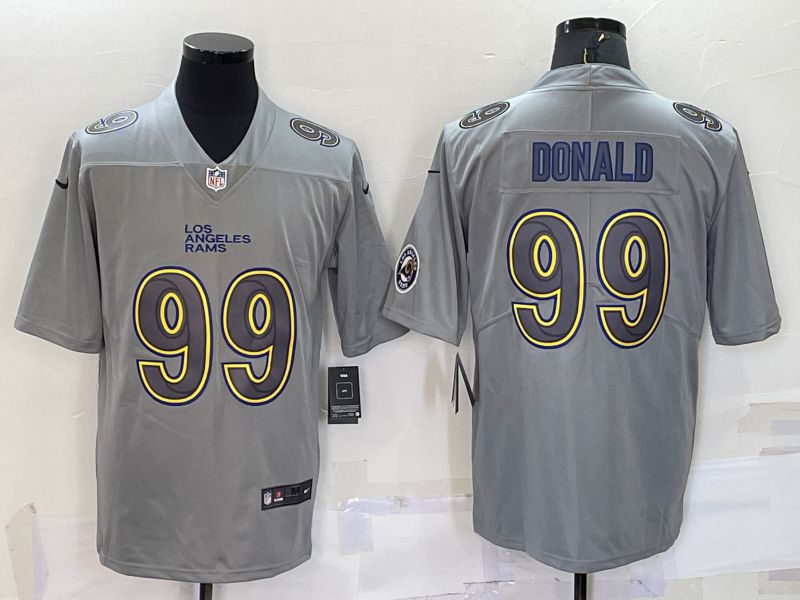 Men Los Angeles Rams 99 Donald Grey 2022 Nike Limited Vapor Untouchable NFL Jerseys